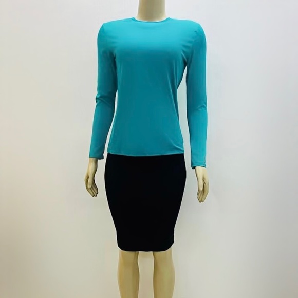 DEVORAH'S SECRET Modest Skirt Midi Basic Black 100% Cotton Regular and Plus Size - Picture 2 of 3